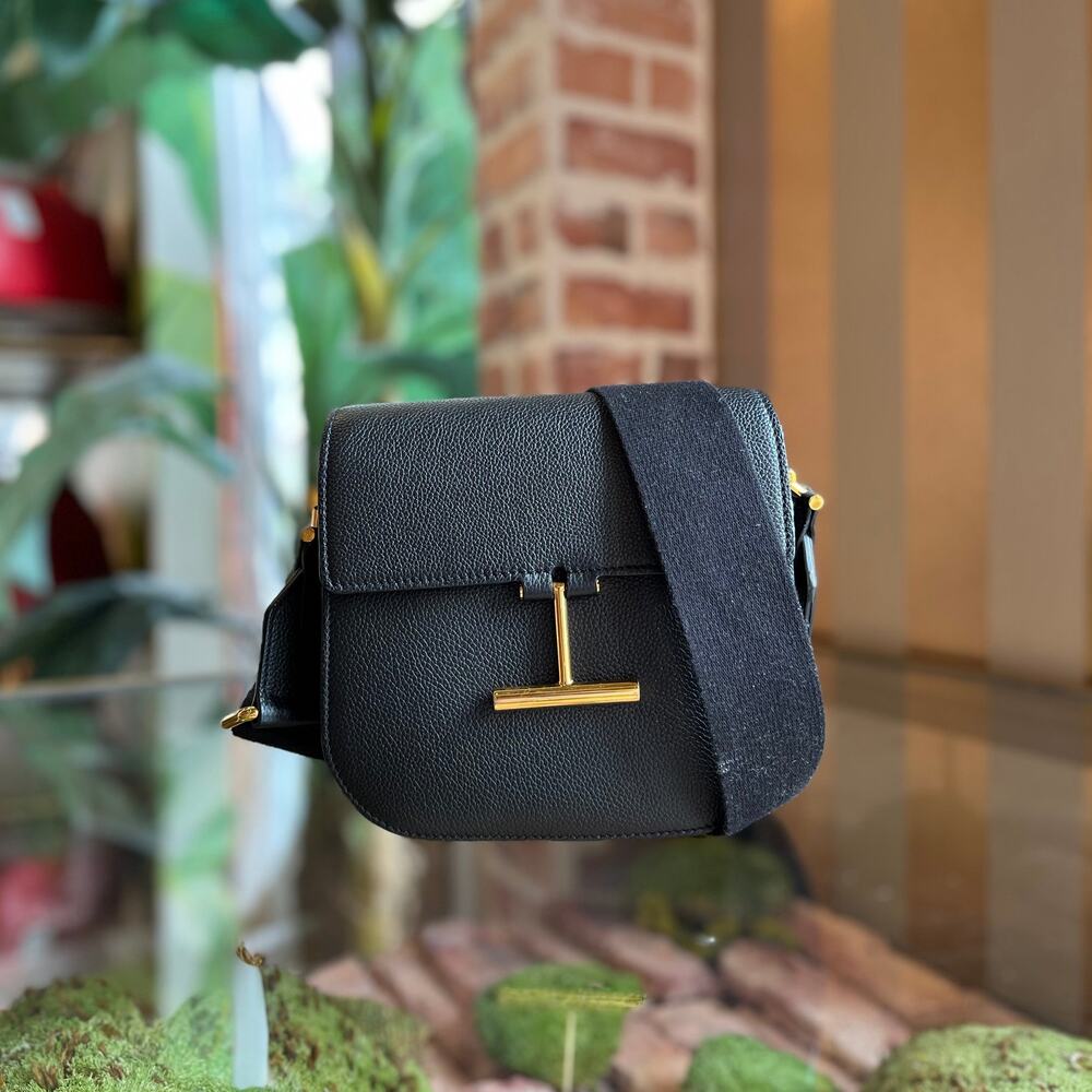 TOM FORD Tara Mini Grained Leather Shoulder Bag